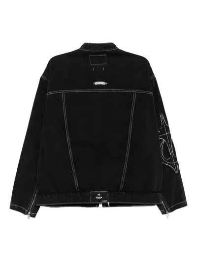 磨损边牛仔夹克