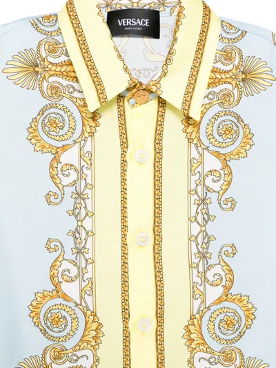 Versace Baroque-patterned Shirt In Multi