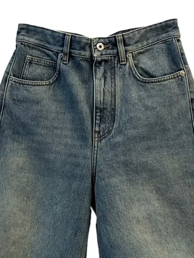 Loewe Panelled Jeans In Blue