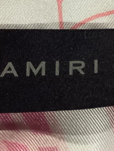 Pre-owned Amiri Silk Patterned Shirt In Pink