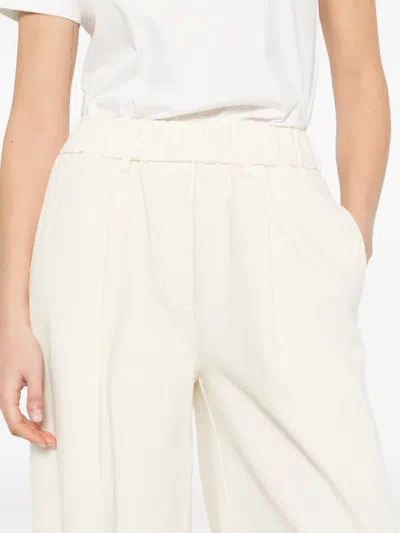 Forte Forte Elasticated Trousers In White