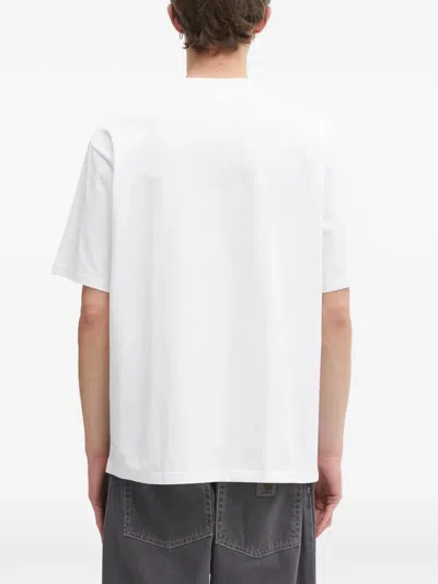 A Bathing Ape Vacation Pattern Ape Head T-shirt In White