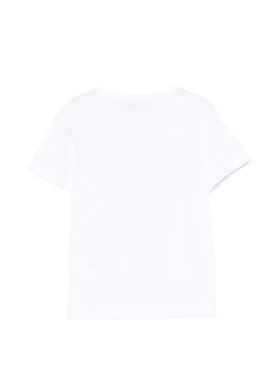 Pucci Junior Fish Graphic T-shirt In White