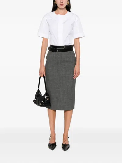 Alexander Mcqueen Button-fastening Shirt In White