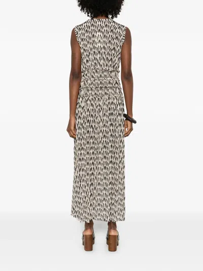 Ulla Johnson Kamaria Ruffled Printed Maxi Dress In Multi