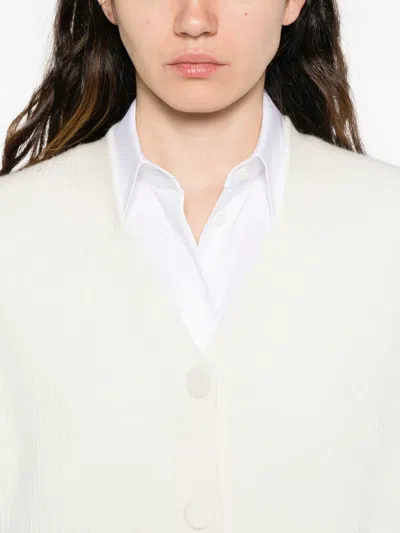 Ivory Paris Pocket Button Waistcoat In White