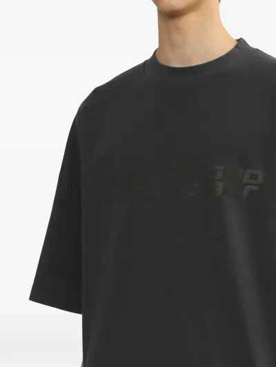 Essentials 90s Oversized Logo-print Cotton-jersey T-shirt In Black