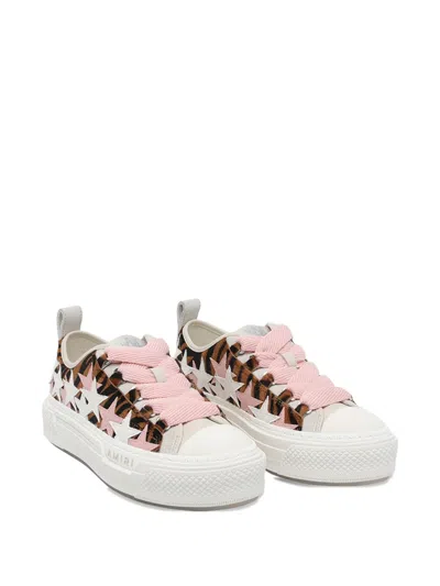 Amiri Court Low Zebra-print Sneakers In Multi