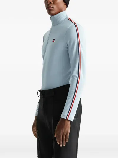 Fusalp Mario Half-zip Base Layer In Blue