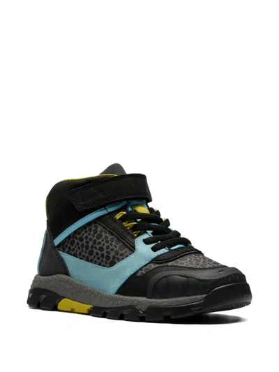 Clarks Printed Strap High-top Sneakers In Multi