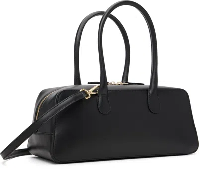Loulou De Saison Seth Calf Leather Rectangular Handbag In Black