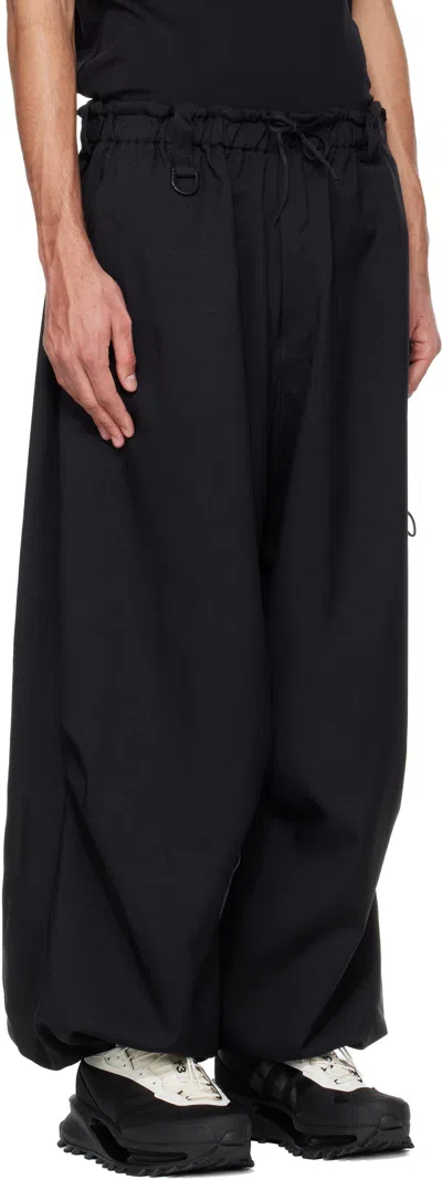 Y-3 Elasticated Cargo Track Pants In Black