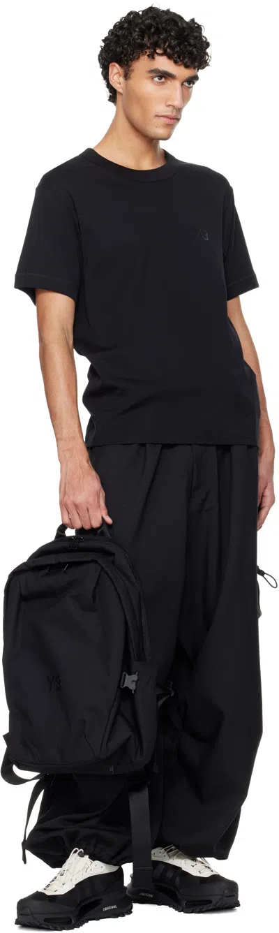 Y-3 Elasticated Cargo Track Pants In Black