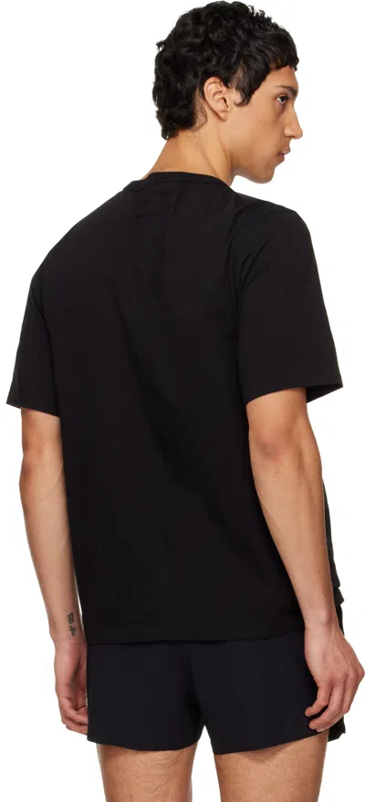 Rick Owens Short-sleeved Cotton T-shirt In Black