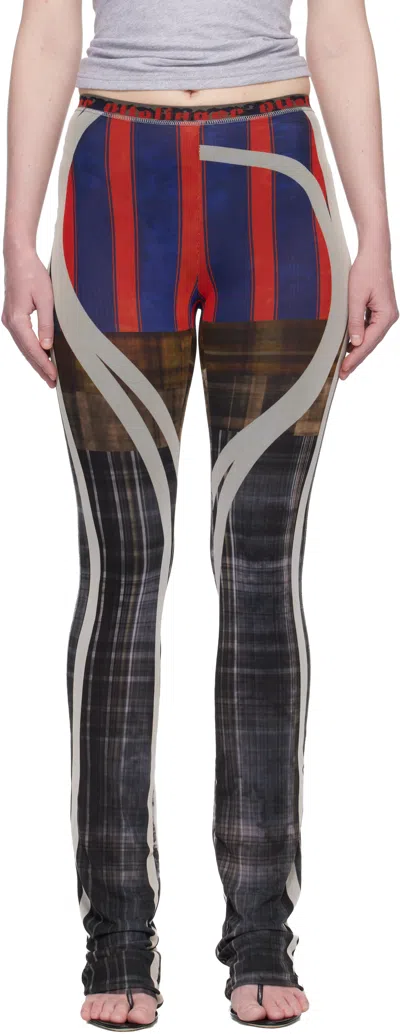 Ottolinger Multicolor Mesh Lounge Pants In Multi