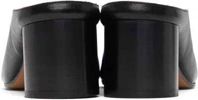 Maison Margiela Mule Tabi In Pelle In Black
