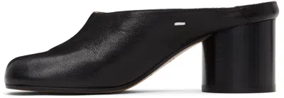 Maison Margiela Mule Tabi In Pelle In Black