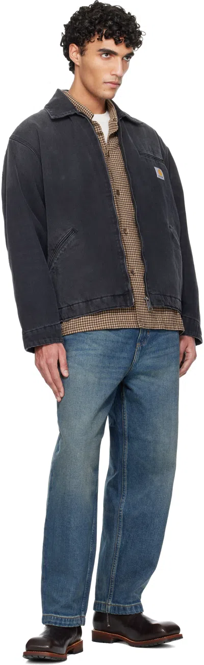 Carhartt Detroit Jacket Cotton Bradento Jackets Black In Multi
