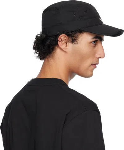 Y-3 Black Work Cap In Black