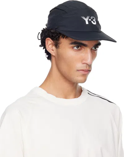 Y-3 Black Run Cap In Black