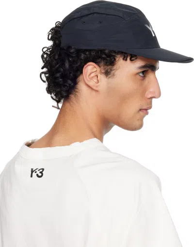 Y-3 Black Run Cap In Black
