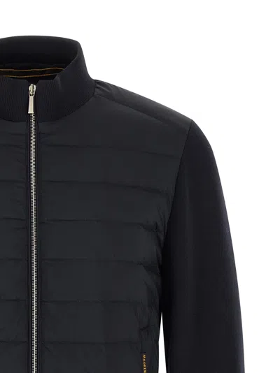 Moorer Duncan High-neck Quilted Jacket In Black