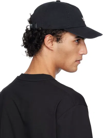 Y-3 Black Dad Cap In Black