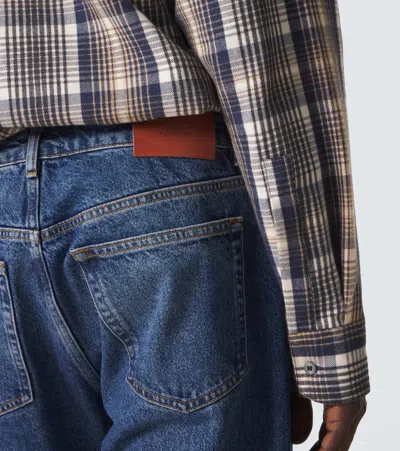 Studio Nicholson Blue Riso Jeans In Blue