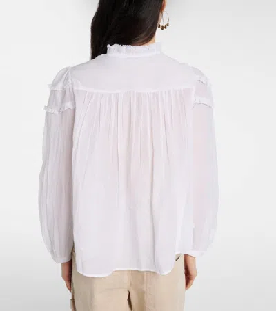 Isabel Marant Étoile White Regular Solid Shirt In White