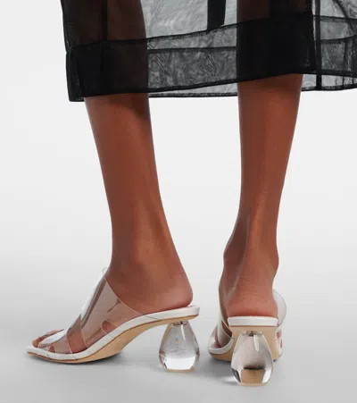 Simone Rocha Pu Mules In White