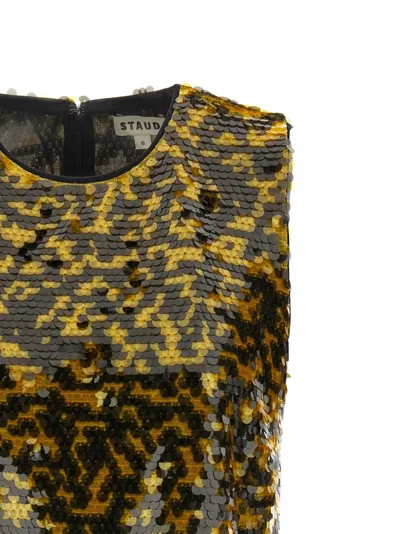 Staud Seraphina Sequin-embellishment Sleeveless Top In Multi
