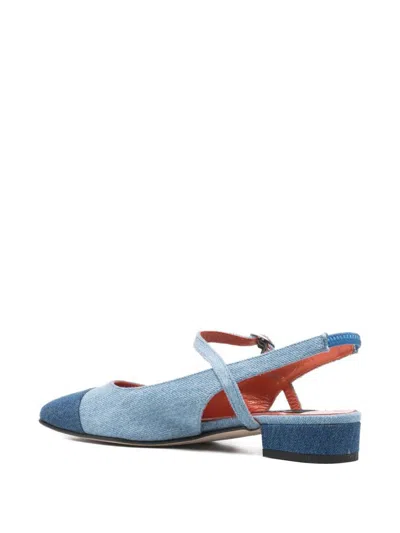 Carel Paris Oceano Slingback Ballets In Blue