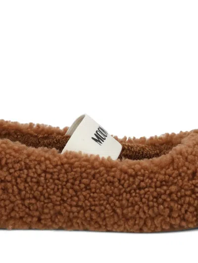 LOGO细节芭蕾平底鞋