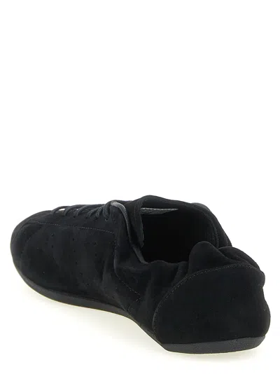 Y-3 Adidas Black Suede Stan Smith Lo Pro Sneakers In Black