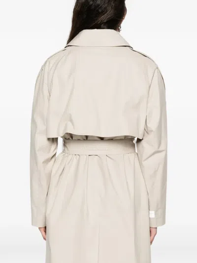 Max Mara Belted Double-breasted Coat In Neutral
