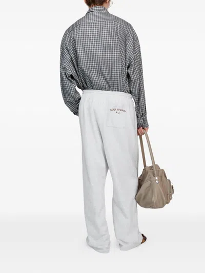 Acne Studios Checked Button-up Shirt In Black