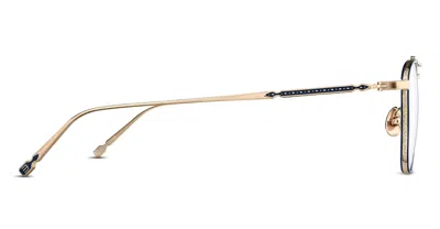 Matsuda M3157 - Brushed Gold / Navy Rx Glasses In Gray