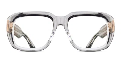 Matsuda M1036 - Crystal Clear Rx Glasses In Gray