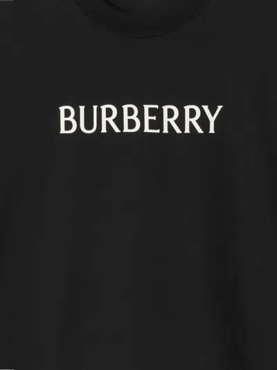 Burberry Frankie Logo-print Short-sleeve T-shirt In Black