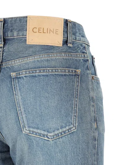 Celine Women Bootcut Denim Jeans In Multi