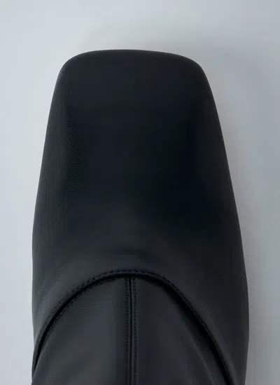 Chloé Janis 80 Over-the-knee Leather Boots In Black