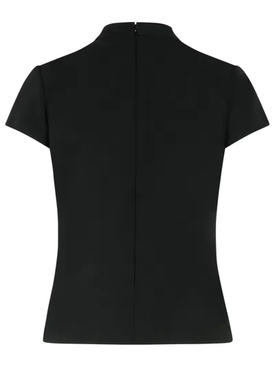 Courrèges Heritage Black Polyester Blend T-shirt In Black