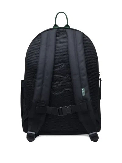 Lacoste Logo-applique Backpack In Black