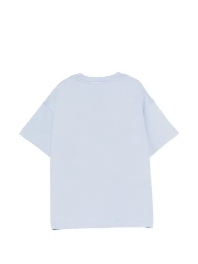 Etro Embroidered T-shirt In Blue