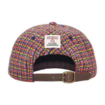 Supreme Fw25 Harris Tweed® 6-panel 'red' In Multi