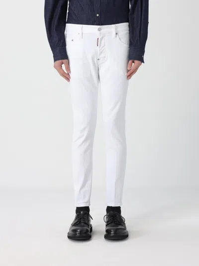 DSQUARED2 청바지 남성 색상 화이트