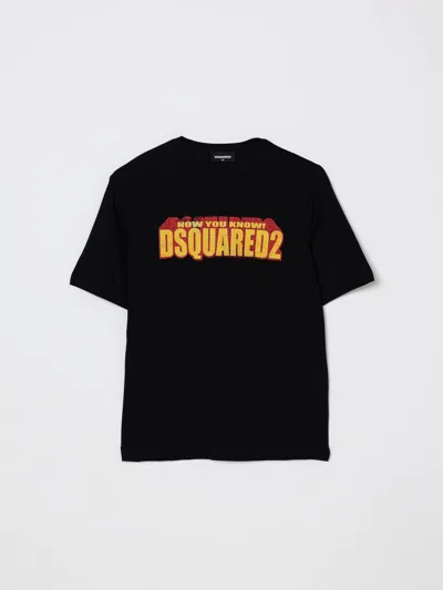 Dsquared2 Logo T-shirt In Black