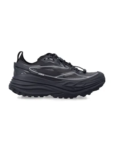 Hoka Stinson One7 Sneakers In Black