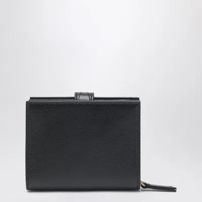 Chloé Paddington Square Wallet In Black Leather In Black