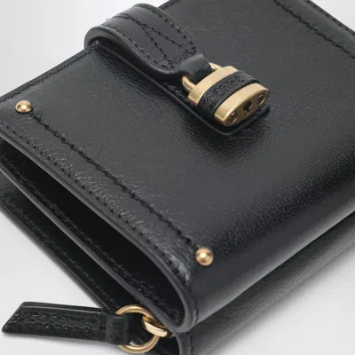 Chloé Paddington Square Wallet In Black Leather In Black